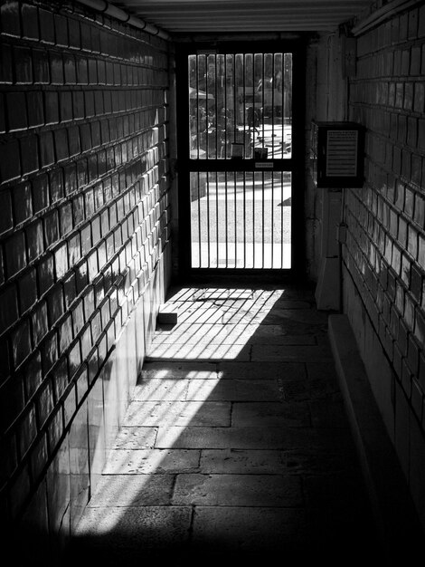 Photo empty corridor of building