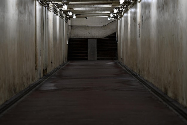 Photo empty corridor of building