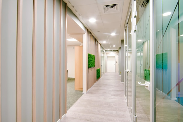 Photo empty corridor in building