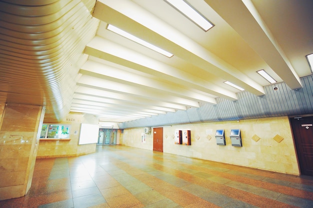 Photo empty corridor of building