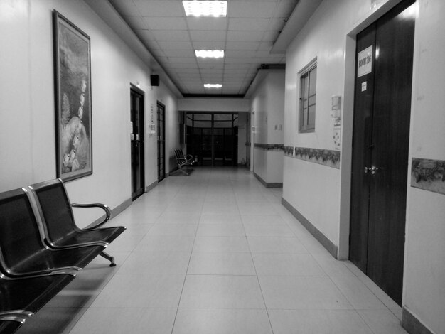 Photo empty corridor