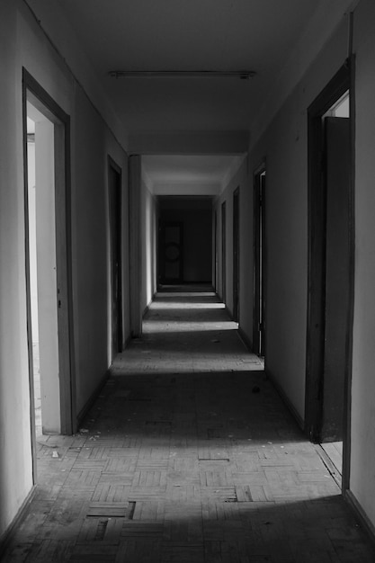 Photo empty corridor