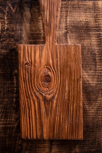 Empty cutting board Cutting Board on a old rustik table