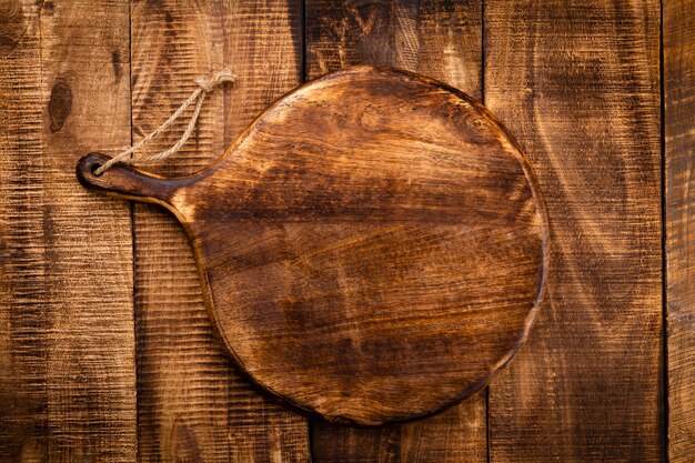 Photo empty cutting board cutting board