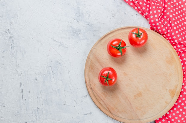 Empty cutting board on the table