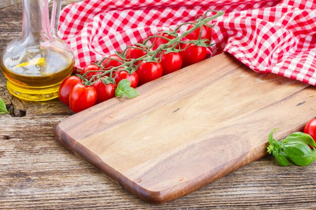 Empty cutting board