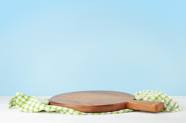 Empty cutting board