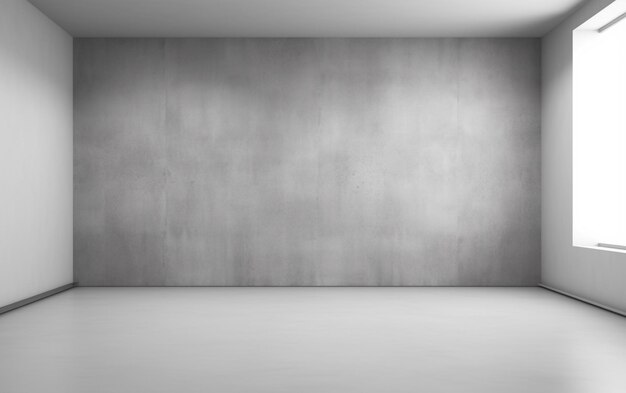 Empty dark abstract cement wall and gradient studio room with smoke float up interior