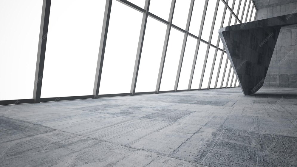 Premium Photo | Empty dark abstract concrete room interior