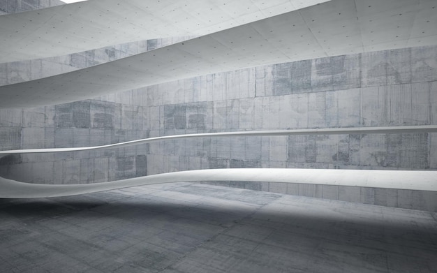 Empty dark abstract concrete room smooth interior. Architectural background.