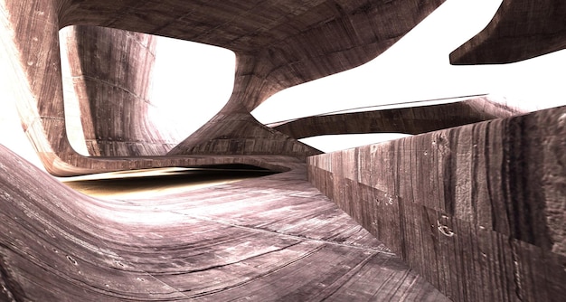 Пустой темный абстрактный бетонный гладкий интерьер Архитектурный фон 3D иллюстрация