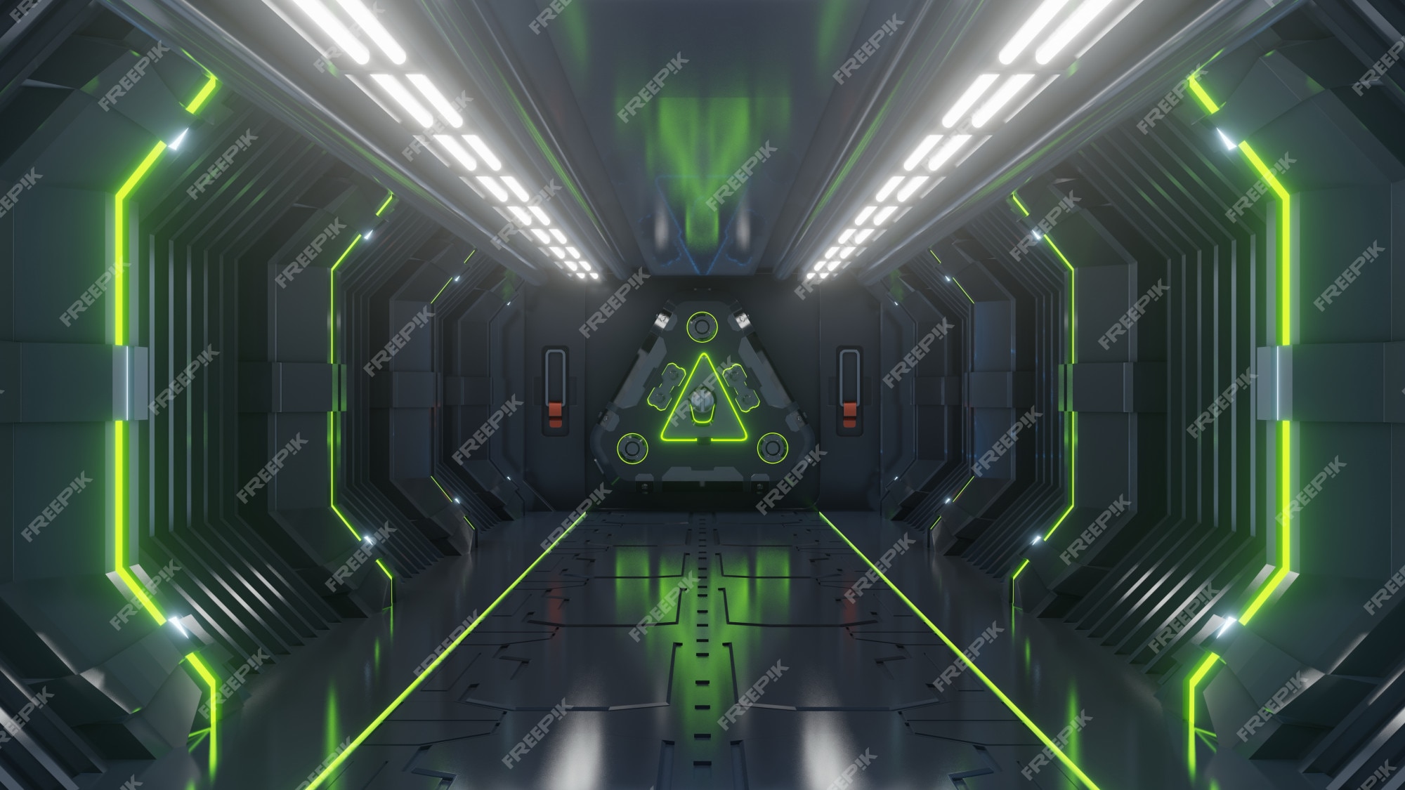 Premium Photo | Empty dark futuristic sci fi room, spaceship corridors green light Premium Photo | Empty dark futuristic sci fi room, spaceship corridors green light