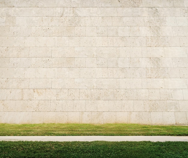 Empty exterior concrete wall