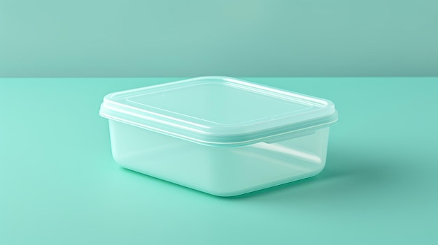 Photo empty food container