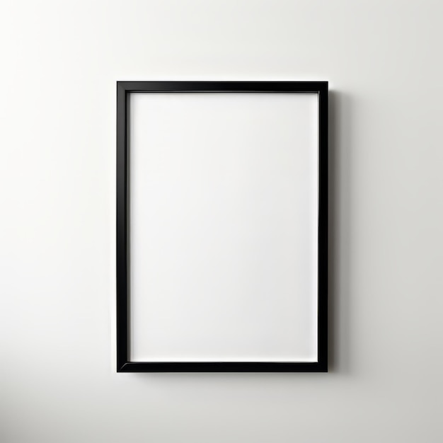 Empty frame isolated with white background