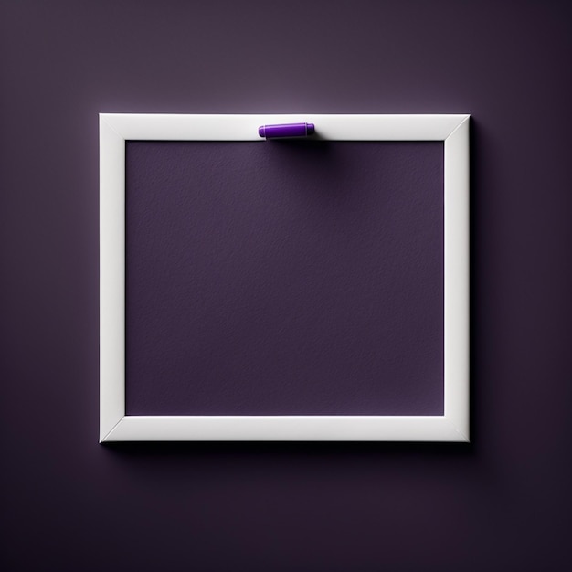 Empty frame with copy space for quotes or products 3d illustrated