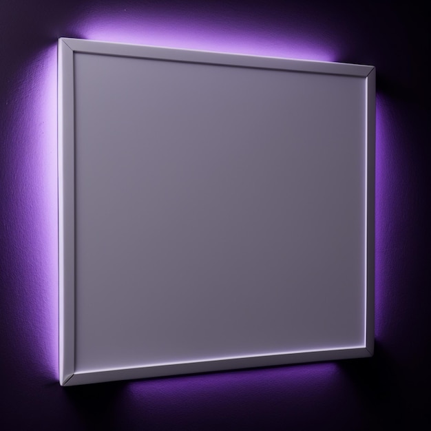 Empty frame with copy space for quotes or products 3d illustrated