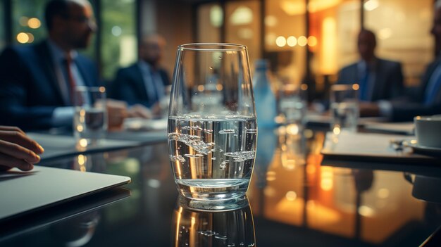 empty glass with a drink on the table