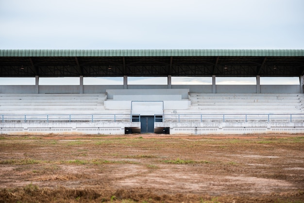 Empty grandstand for sports cheer