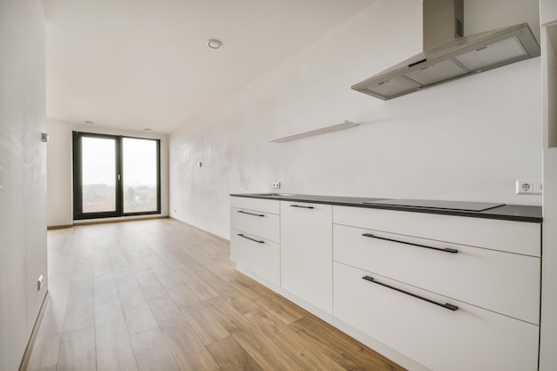 Empty home kitchen