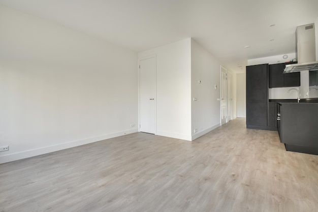 Empty home kitchen