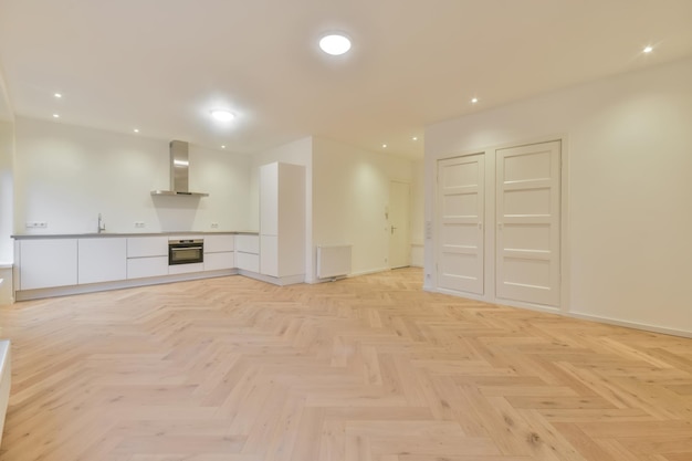 Empty home kitchen