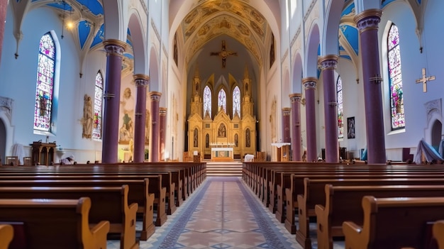 empty large church cathedral