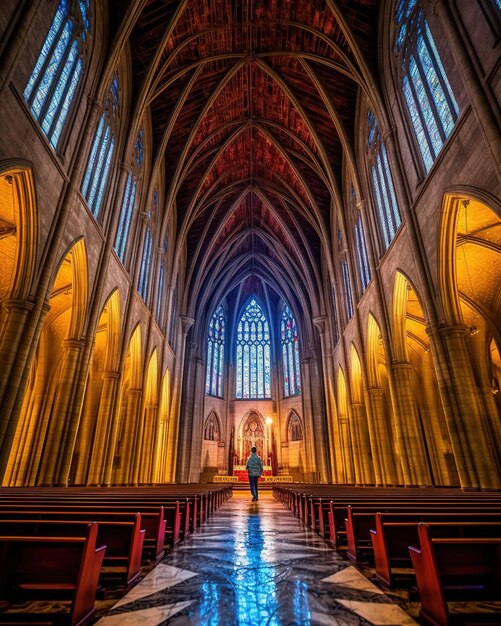 empty large church cathedral