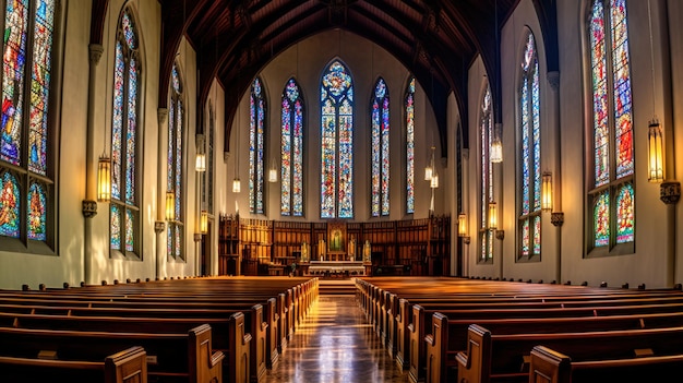 empty large church cathedral