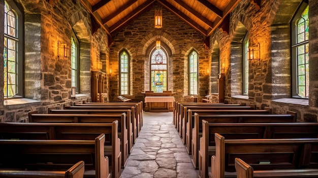 empty large church cathedral