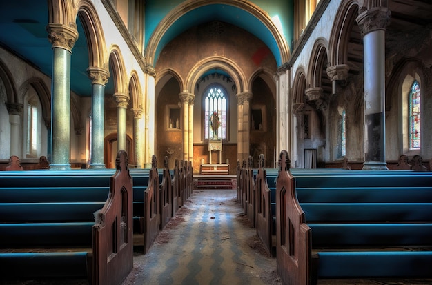 empty large church cathedral