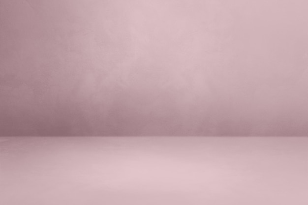 Empty light lilac pink concrete interior background