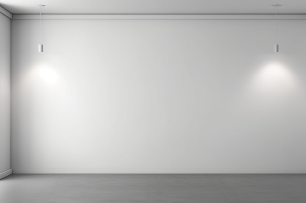 Photo empty light wall background