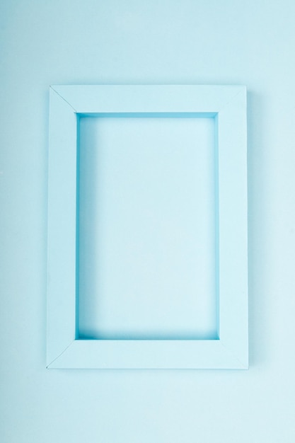 Empty mockup frame isolated on paper background