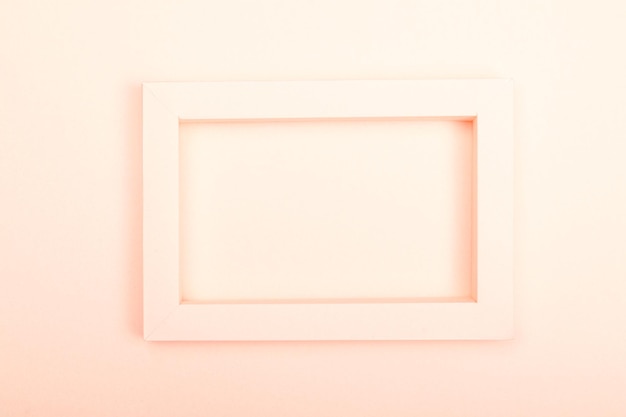 Empty mockup frame isolated on paper background