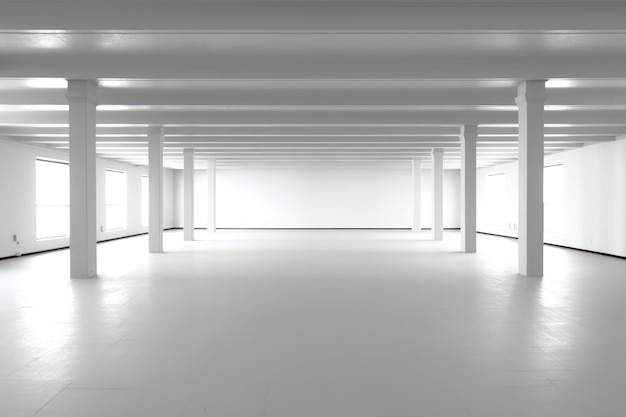 Empty modern office space