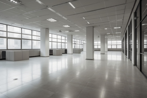 Empty modern office space