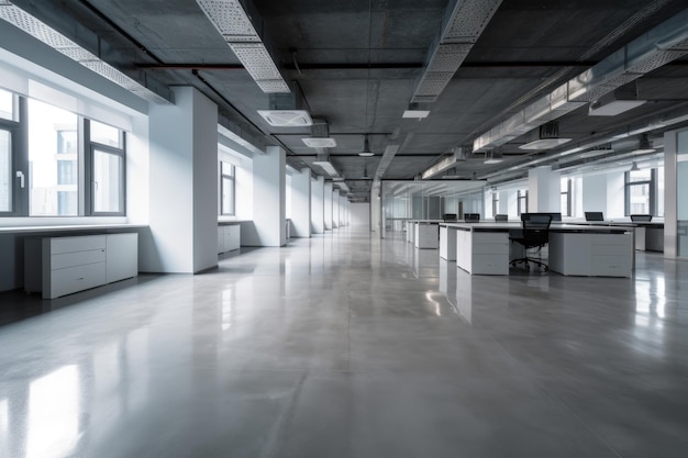 Empty modern office space