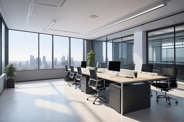 empty modern office