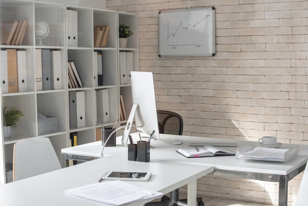 Photo empty modern office