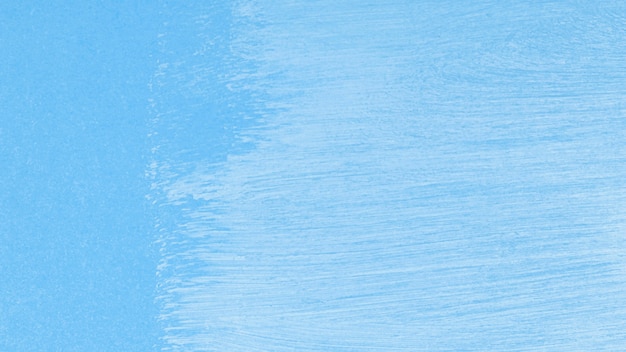 Empty monochromatic blue paint strokes background