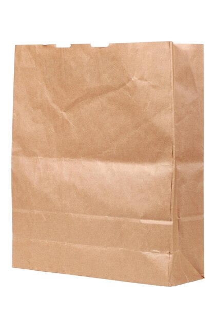 Photo empty paper bag