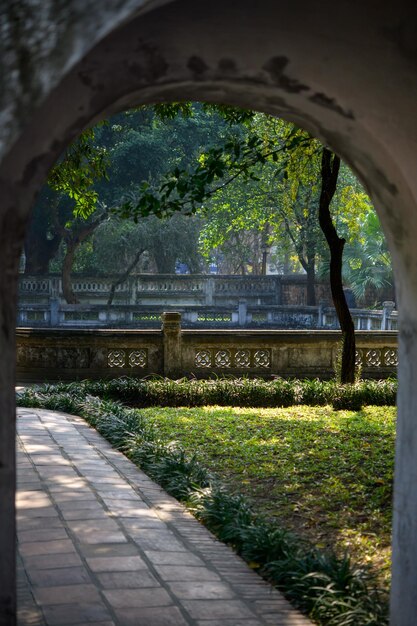 Photo empty park