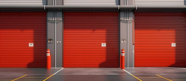 Empty parking garage background