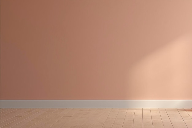 Empty peach colored wall background