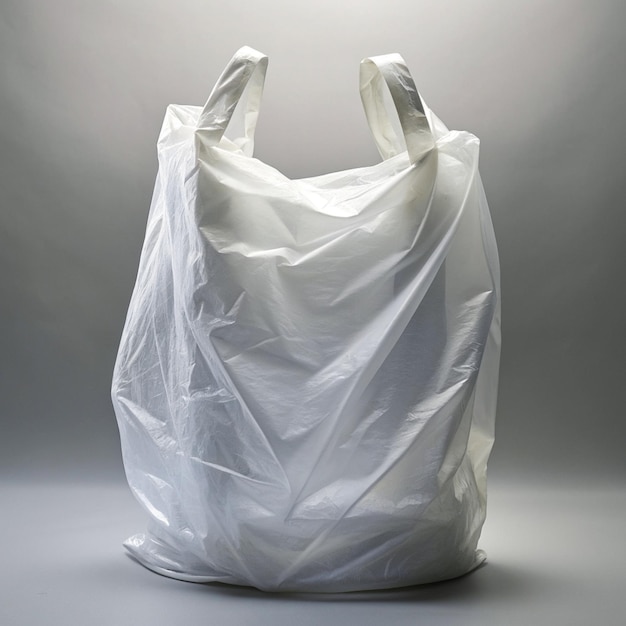 Photo empty plastic bag