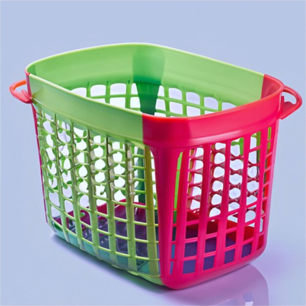 empty plastic basket