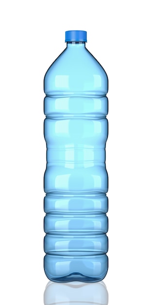 Empty Plastic Bottle Isolated