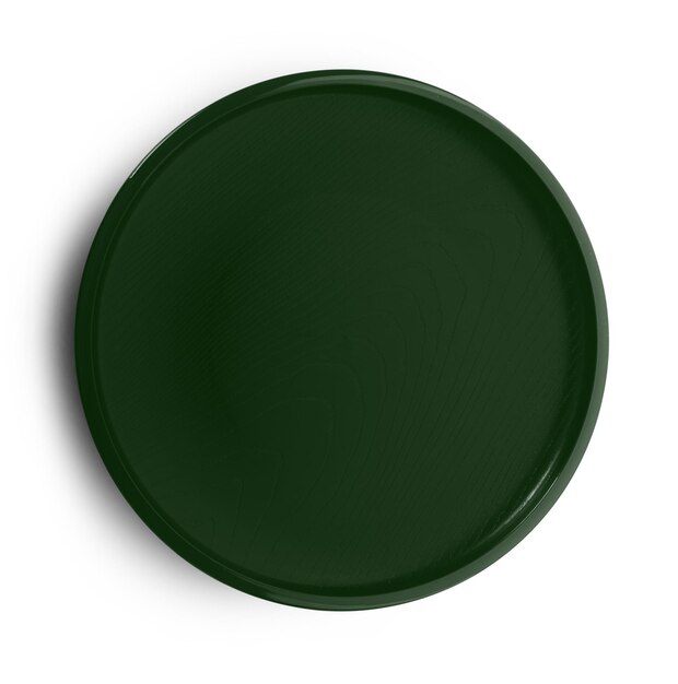 empty plate on white background