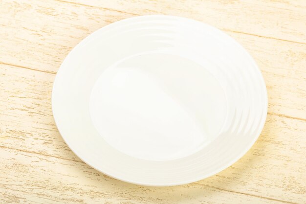 Empty plate